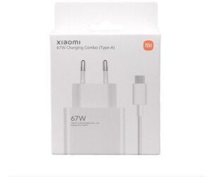 CARGADOR RAPIDO XIAOMI 67W COMBO